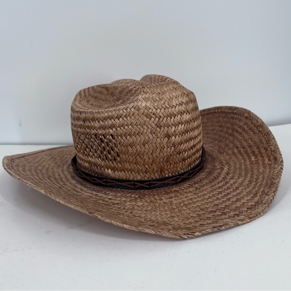 Rol President Vintage Straw Cowboy Hat - Picture 1 of 9
